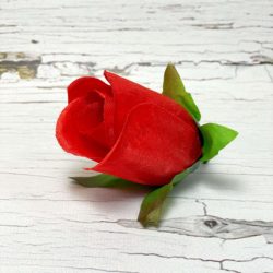 Голова розы бутон. D=4см. H=6,5см.