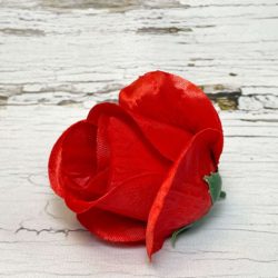 Голова розы бутон. D=7см. H=7см.
